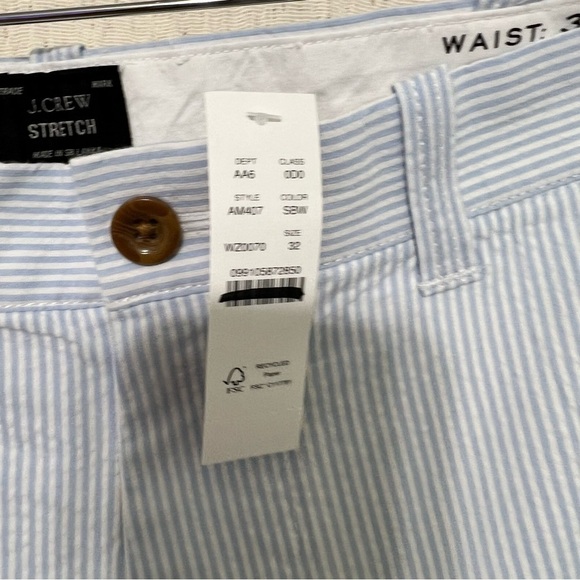 J. Crew 9" stretch seersucker short size 32 and 30 - Picture 6 of 11
